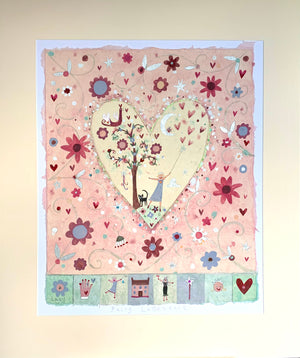 Original Painting | Fairy Love Heart | Lucy Loveheart