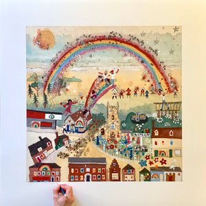 Deluxe Print | Reepham Rainbow A1 | Lucy Loveheart