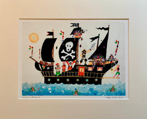 Studio Print Seconds | A REAL Pirate Ship Art Print  | Lucy Loveheart